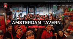 Desktop Screenshot of amsterdamtavern.com
